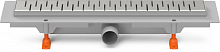 Душевой желоб Milleau Point 550мм (цвет решетки - сталь), горизонтальный выпуск 40мм